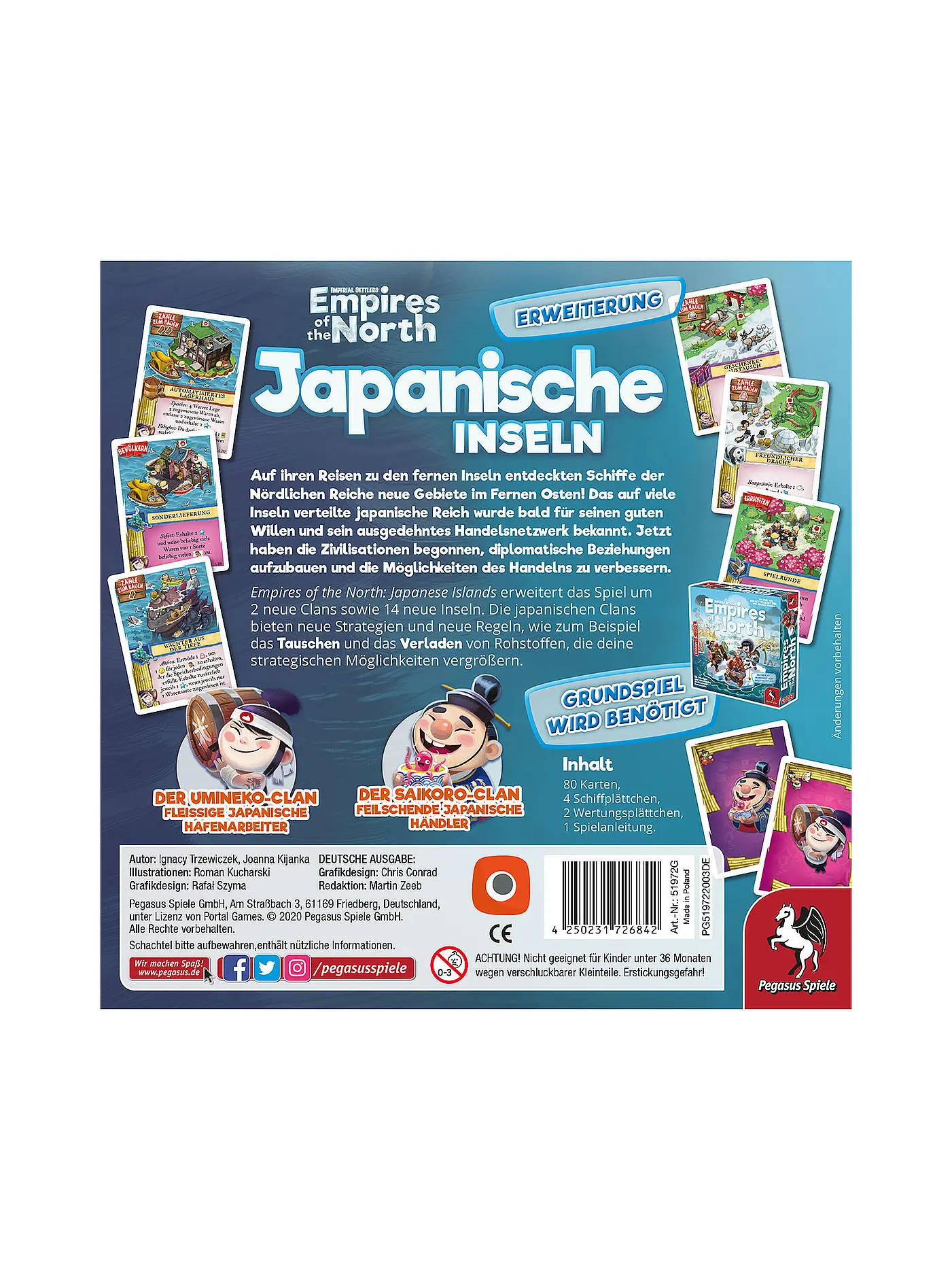 PEGASUS | Empires of the North - Japanische Inseln Erweiterung | 